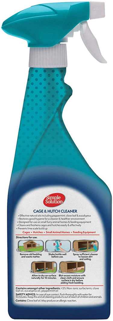 Cage & Hutch Natural Anti-Bacterial Cleaner – 500 ml